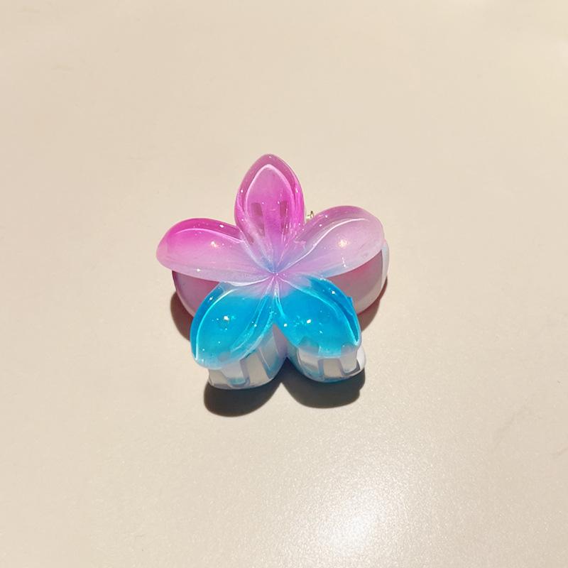 Plumeria Candy Color Fairy Hair Clip - Elegant Shark Clip Accessory