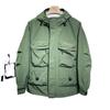 Autumn Workwear Jacket Men's Versatile Trendy Fashion Handsome Outdoor Windproof Multi-Pocket Hooded Jacket