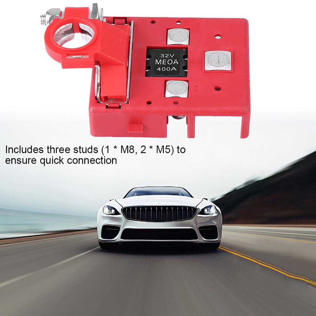 Автомобильный караван 32 В 400 А, быстроразъемные клеммы с предохранителем для аккумуляторной батареи, зажимы, разъем
