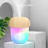 Портативный грибной увлажнитель воздуха с ночником, электрический диффузор эфирных масел, бытовой бесшумный настольный автомобильный светильник, увлажнители воздуха