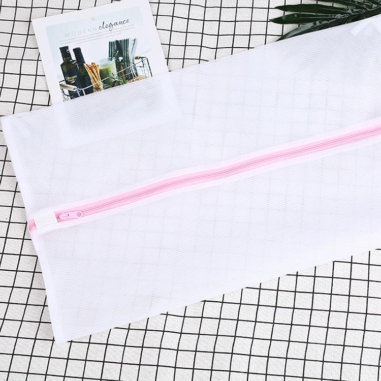 Набор утолщенных мешков для стирки из мелкой сетки на молнии для ухода за нижним бельем