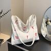 Autumn New Design Large Capacity Simple Fashion Embroidery Letter Casual Messenger Tote Shoulder Bag