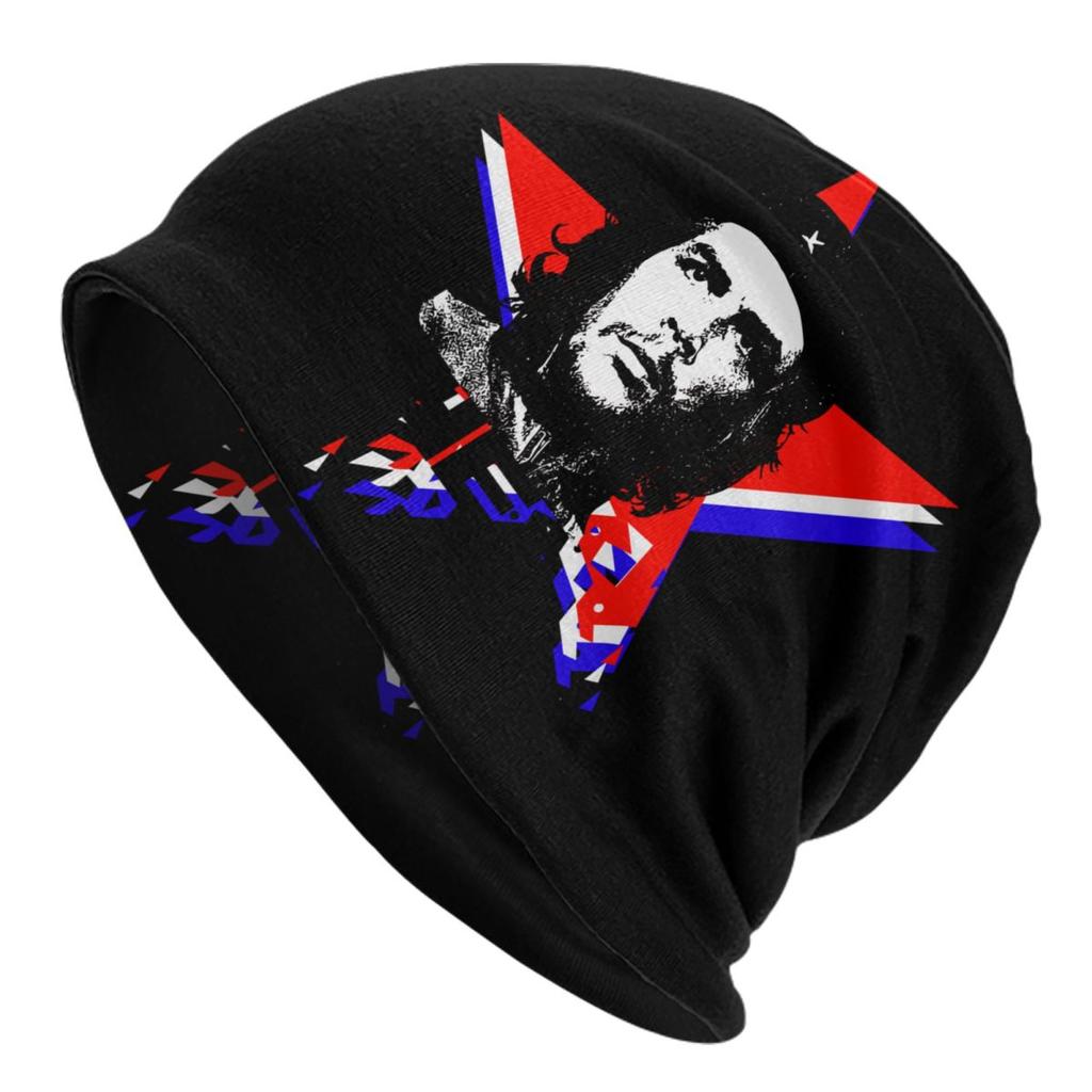 Кубинский герой Че Гевара Skullies шапочки унисекс хип-хоп зимняя теплая вязаная шапка для взрослых шапки с капюшоном