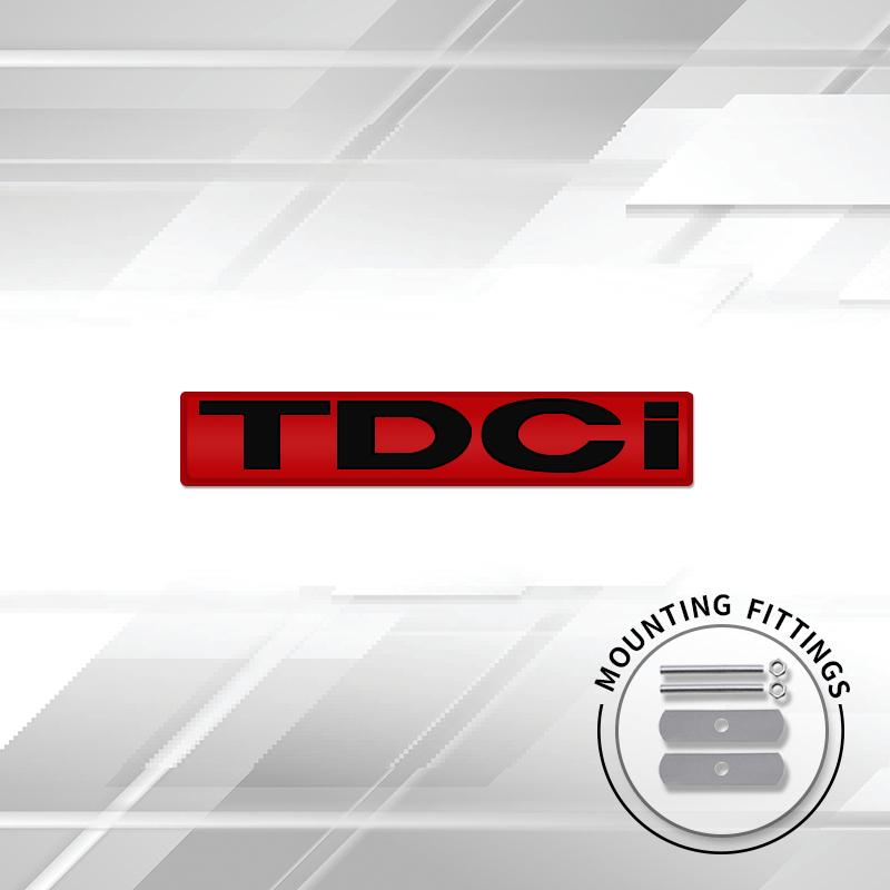 Car Badges TDCI Trunk Emblem Metal Stickers Body Decals Letter Grille Decor For Focus Fiesta Kuga Escape Mondeo Ecosport