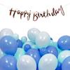TakaraTec Birthday Balloon Garland Balloons Set of 30 with Air Pump Blue Decorations Party OBSBLSL1