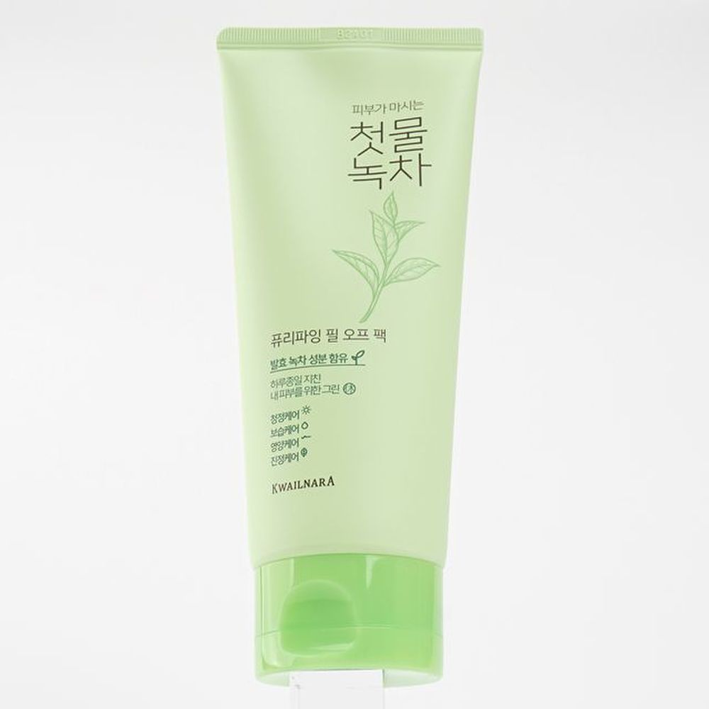 Отрывная упаковка с ингредиентами зеленого чая 150 мл