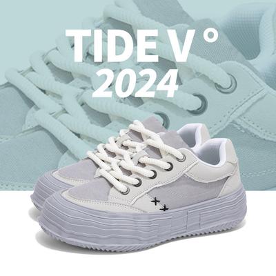 Новая повседневная обувь, обувь с высоким чувством растворения, универсальная уличная легкая обувь, обувь на толстой платформе-маффин