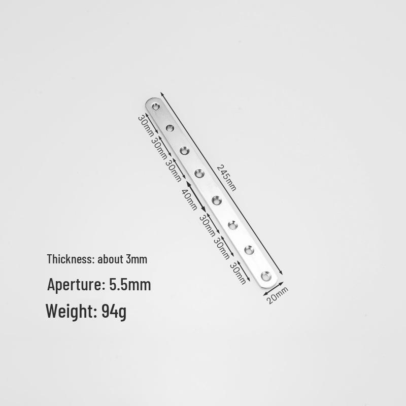 Угловой кронштейн усиления из нержавеющей стали, плоский и Г-образный, соединитель