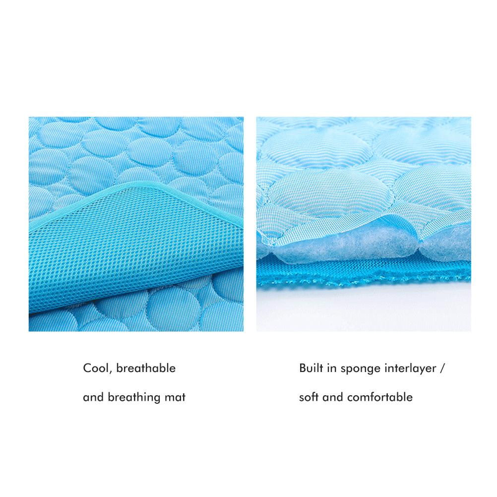 Охлаждающий коврик для собак Ice Silk Cool Pet Pad для жаркой летней погоды. Охлаждающий коврик для домашних животных, идеально подходящий для дома и