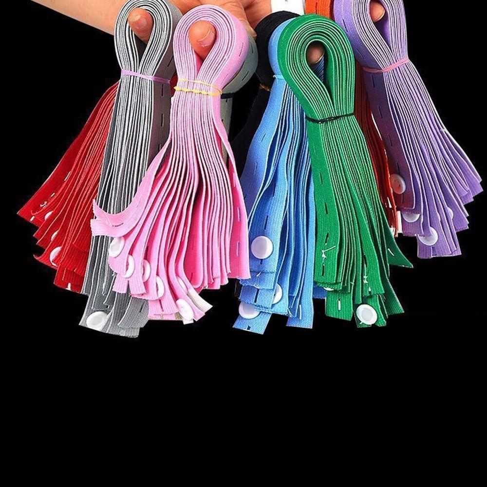 1/2/10/30Pcs Adjustable Closet Storage Strap Roll-up Clothes Organizer Band  Wardrobe Storage