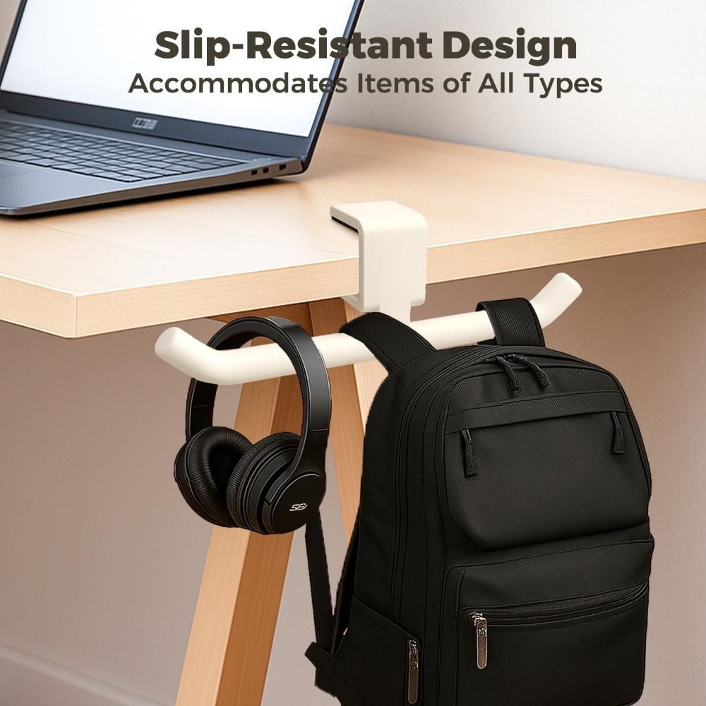 Iron Desk Bag Hook Durable Desk Side Hook Modern Schoolbag Hook Office Desktop