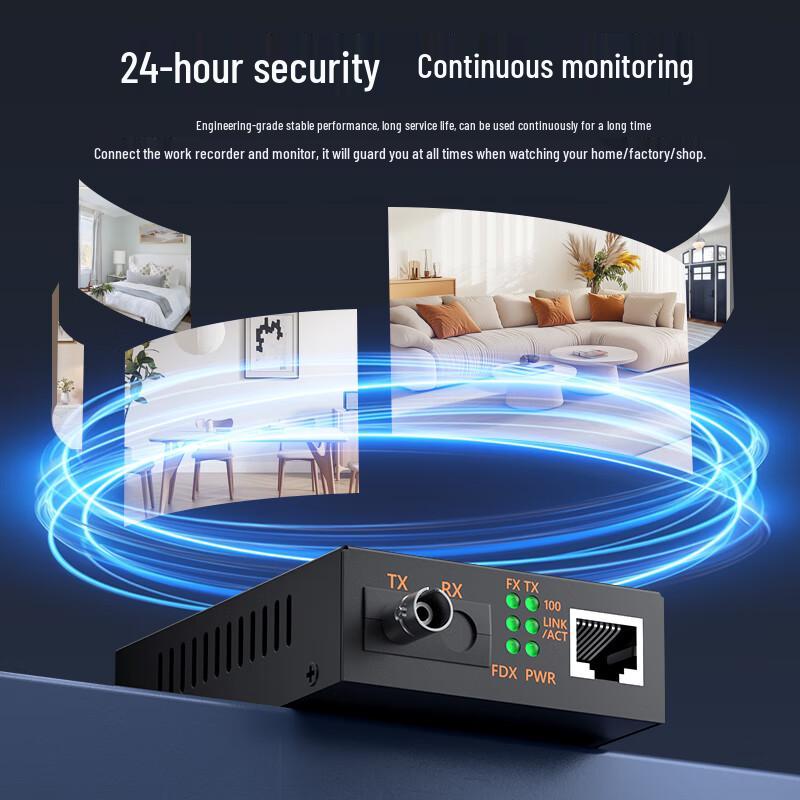 Yangye 100M Fiber Optic Converter Pair