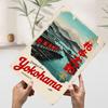 Йокогама Винтажный Туристический Печатный Постер Индивидуальное Настенное Искусство Ретро Винтажные Металлические Жестяные Вывески для Декора Декор Гостиной Мужчины