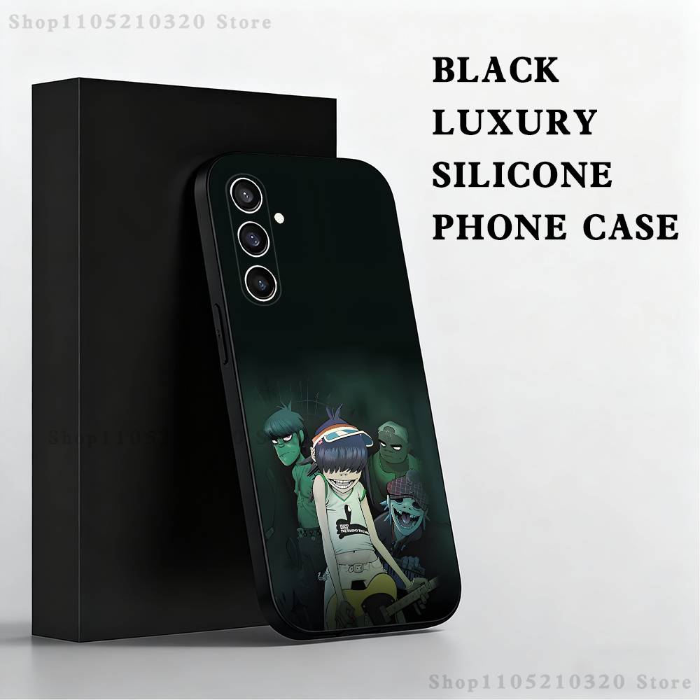 G-Gorillaz-Z band Phone Case For Samsung S25,S24,S23,S22,S21,S20,S10,Ultra,Plus,Lite,FE,Soft Silicone Black Cover