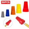 Quick Wire Connector Nut Insulated Wire Connectors Nuts Colorful Nylon Wire Caps Spiral Crimping Cap Electrical