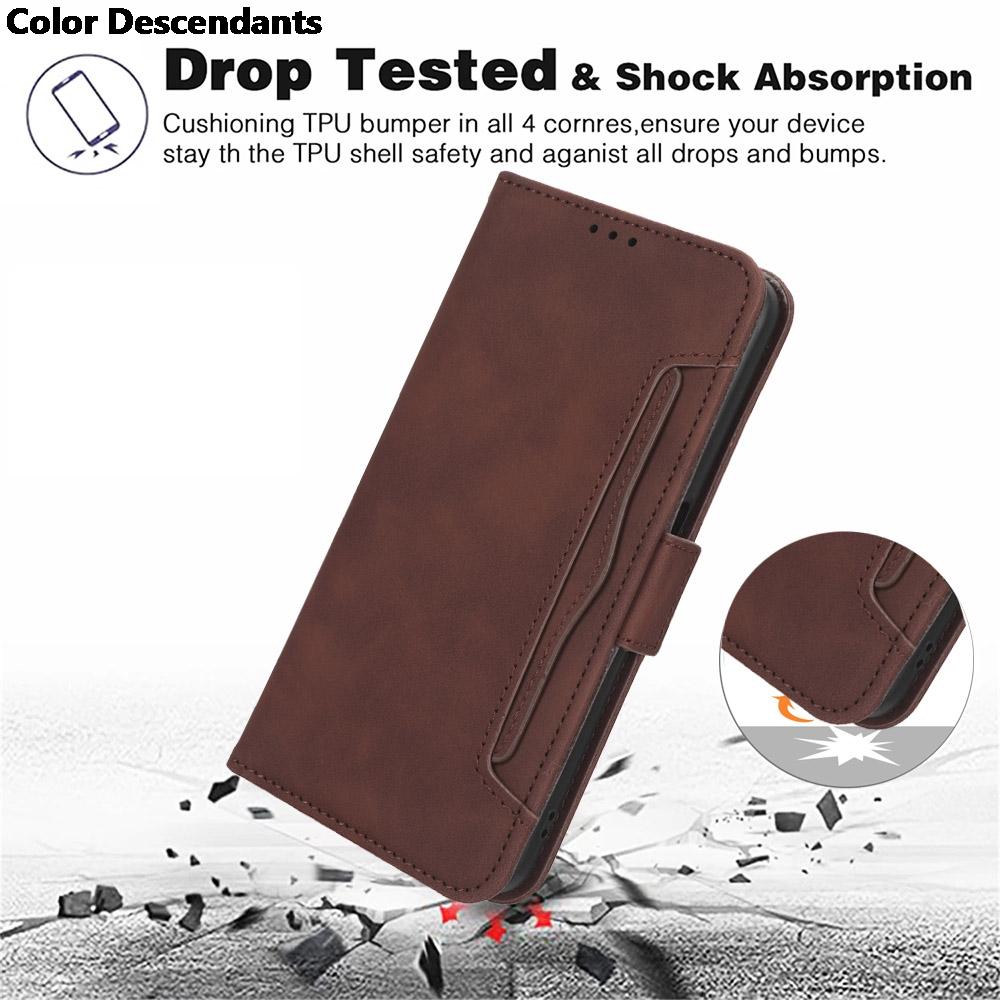 For Samsung Galaxy A56 5G Case Leather Wallet Flip Type Multi-card Slot Leather Book Design Cover For Galaxy A36 5G Phone Case