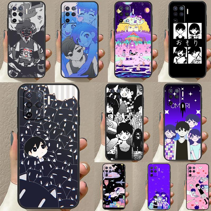 Чехол для телефона OPPO A54 A74 A94 A83 A91 A93 A5 A9 A31 A53 2020 A15 A52 A72 Find X5 X3 Pro с игрой Omori