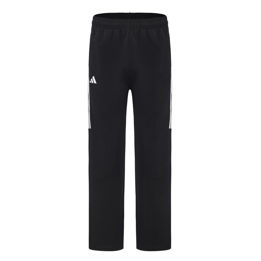 adidas Серия Тхэквондо Логотип Боковая полоса Эластичные Ретро Три полоски Прямые Длинные брюки Трикотажные Спортивные брюки Унисекс низ TR411TK-BW