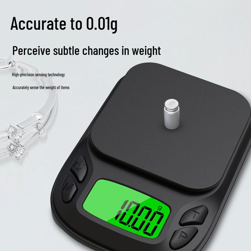 Portable High-Precision Mini Electronic Scale for Powder and Jewelry
