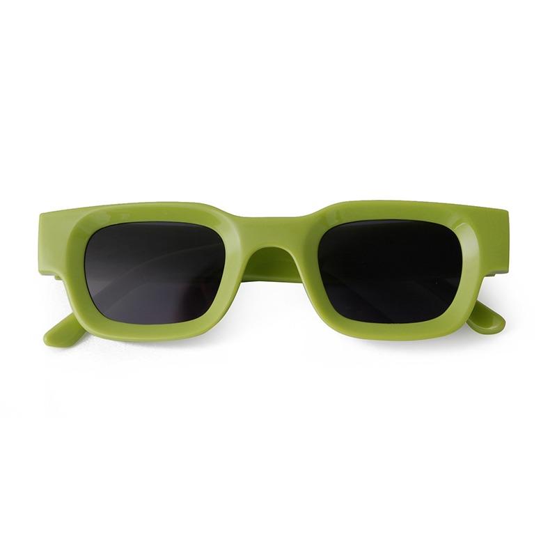 Модные маленькие квадратные солнцезащитные очки для женщин и мужчин, ретро, трендовые, с синими и желтыми линзами, вогнутые солнцезащитные очки UV400 Lentes Mujer S3639N