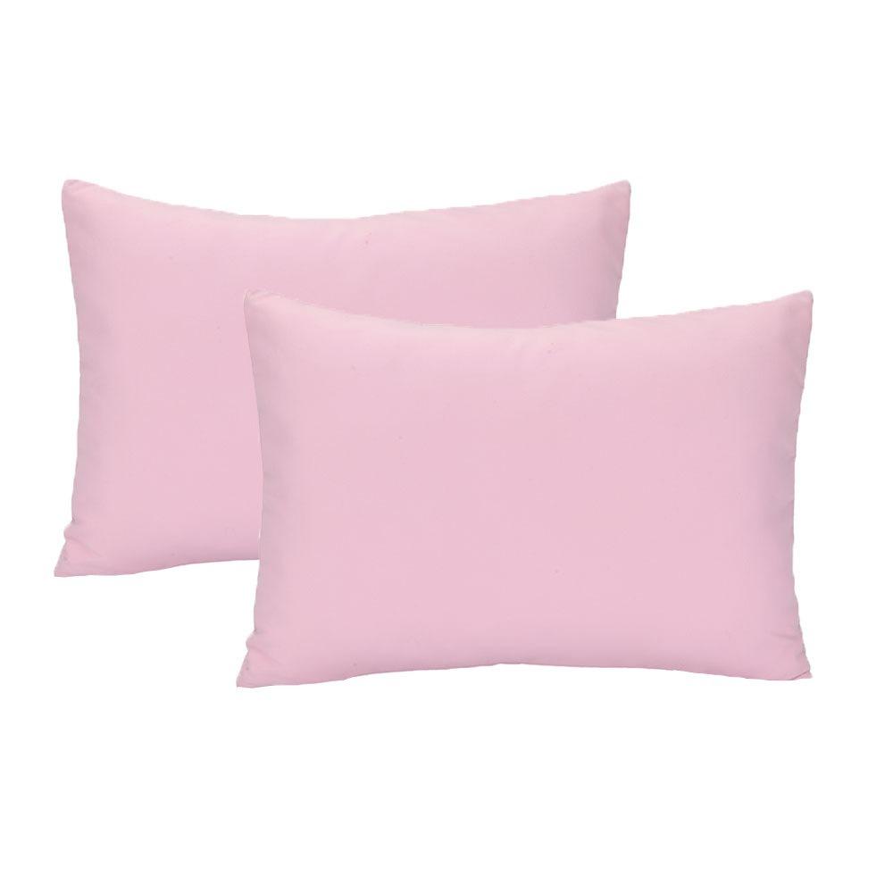 2Pcs High-density Sleeping Pillow Cover Microfiber Envelope-style Pillowcase  Dormitory
