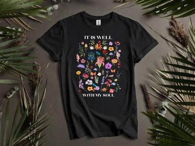 Comfort Colors Christian У меня все хорошо с моей толстовкой футболкой Мужская Женская Унисекс AD131