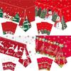Bronzing Disposable Tablecloths Disposable Table Cover Christmas Tablecloth  Xmas Party