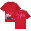 Kpop Katseye PINKY UP Graphic Print Fashion T Shirts Pop Music Men Women Korean Aesthetic T-shirts Loose Male Cotton Tees Band T-shirt summer Tops