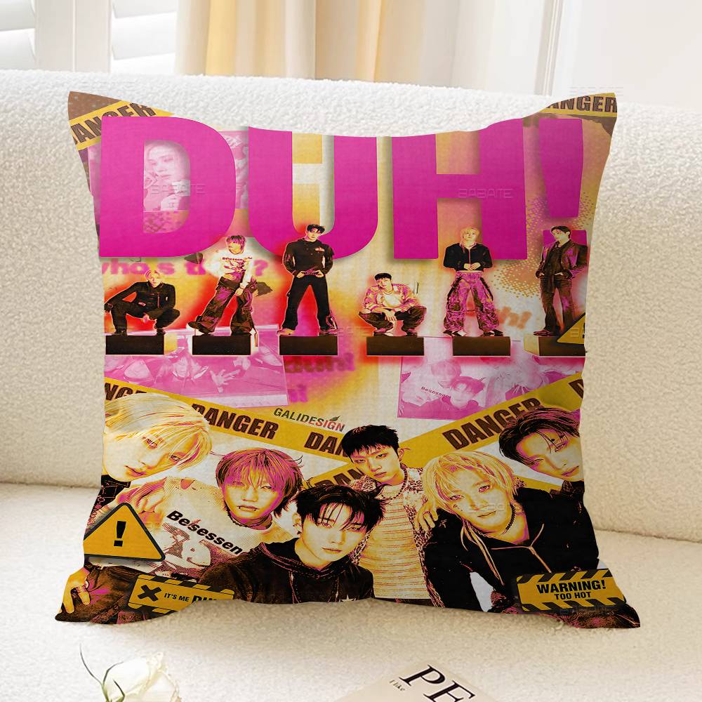 Pop KPOP PPHarmony Maple Design Cushion Cover Happy Autumn Harvest decor Holiday Decorati Pillow Cover
