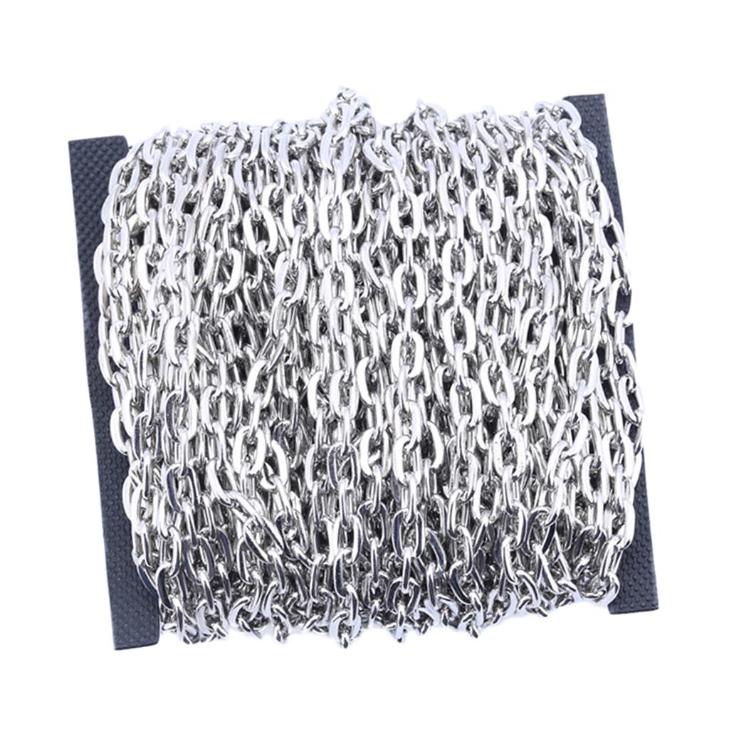 1 рулон железных крестообразных цепей, кабельное звено для изготовления ювелирных изделий своими руками, золотого цвета