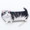 Supplies Student Gift Pencil Box Pencil Case Storage Organizer Pen Bag Simulation Cartoon Cat