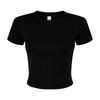Bella + Canvas Womens/Ladies Micro-Rib Crop Top