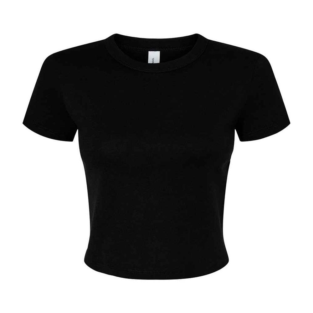 Bella + Canvas Womens/Ladies Micro-Rib Crop Top