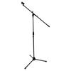 KC MBCS-02BK Boom & Straight Microphone Stands, Black, Set of 6
