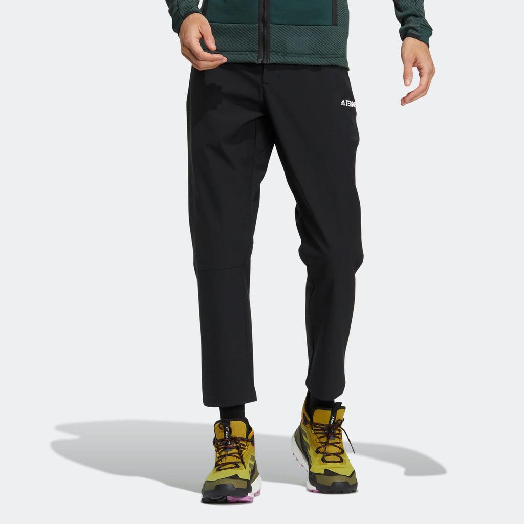 adidas Мужские вязаные брюки Terrex Черный Умеренный Прямой крой HM9717