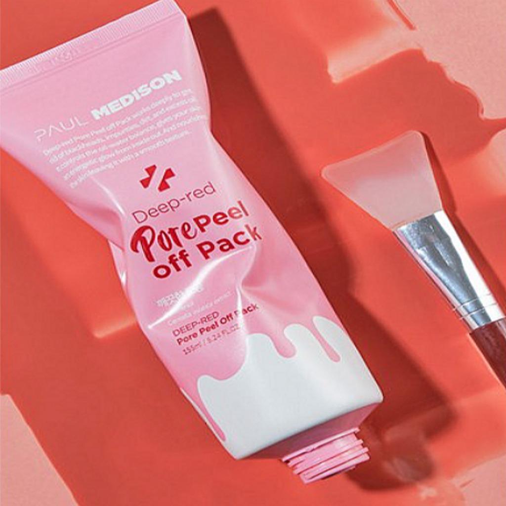 PAUL MEDISON Deep-Red Pore Peel Off Pack 155 мл + кисть