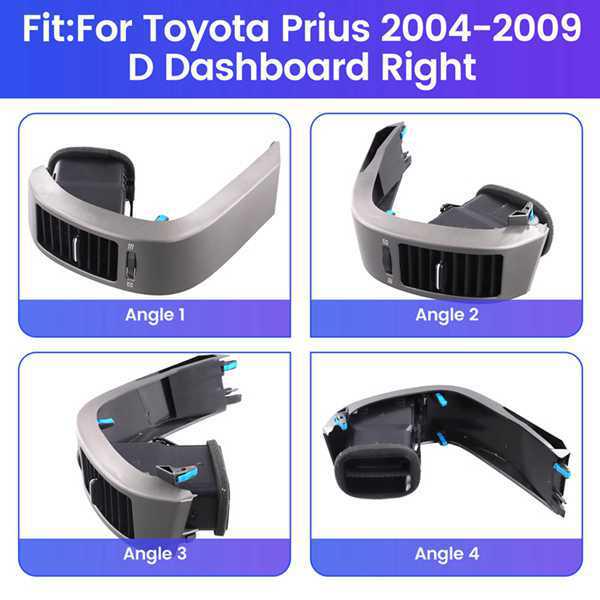 Fits 2004-2009 Toyota Prius Right AC Vent Grille Panel