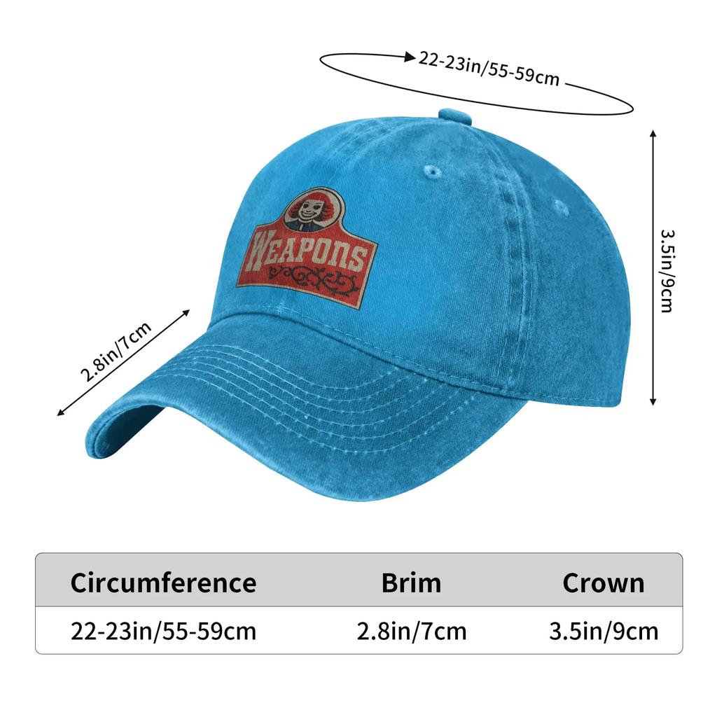 Weapons Movie Casual Baseball Cap Outdoor Gym Hip Hop Hats Summer Breathable UnisexTeens Streetwear Snapback Cap