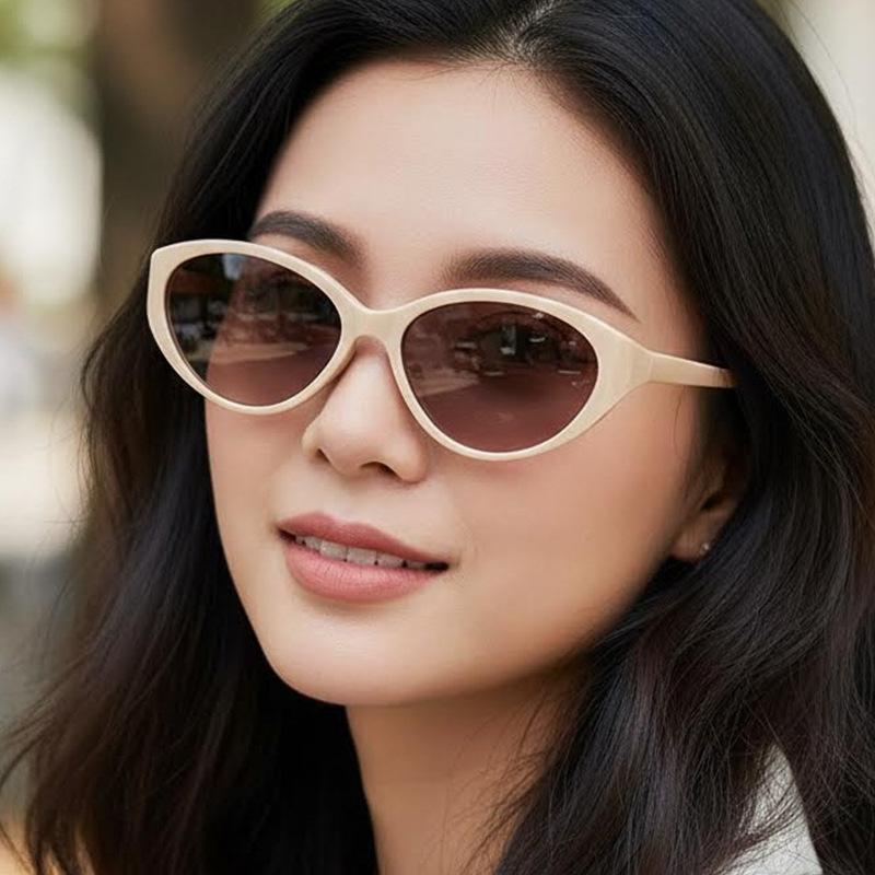Women's sunglasses men's retro cat eye sunglasses