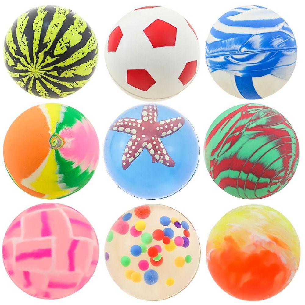Jump Ball Fun Party Favors Jumping Balls Rubber Bouncing Ball Color Bouncing Ball Children Toy Ball