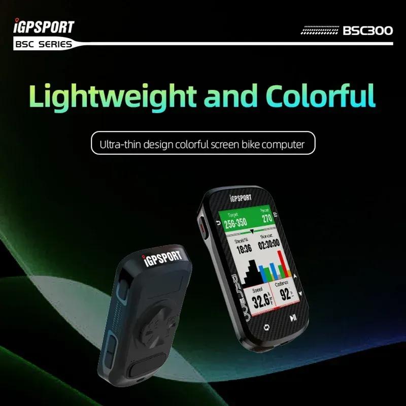 IGPSPORT Bsc300 GPS Велосипедный Компьютер Беспроводной Спидометр GPS Навигация ANT Датчик Каденса IPX7 Водонепроницаемый Велосипед