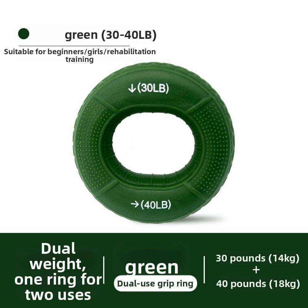 Finger Grip Circle Silicone Finger Grip Double Strength Training Ring Hand Strengthener For Adults