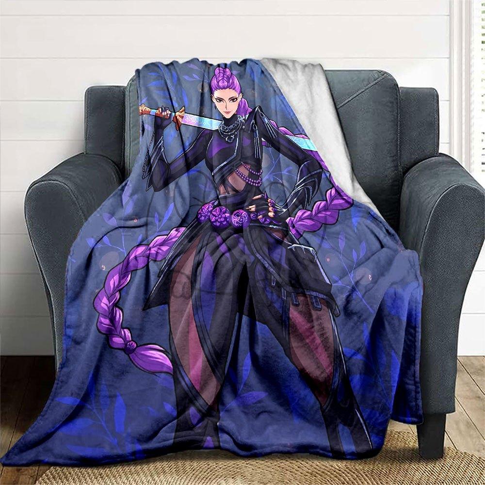 1pc hunter x (25) Blanket Soft Warm Throw for Home, Office, Travel All Season Cozy Bedding Gift, Office Cozy AccessoryB2