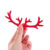 50pcs Christmas Theme Clips Cute Red Brown Reindeer Deer Horn Hair Pins Pins Kids and Adult New Year Party Head Ornament