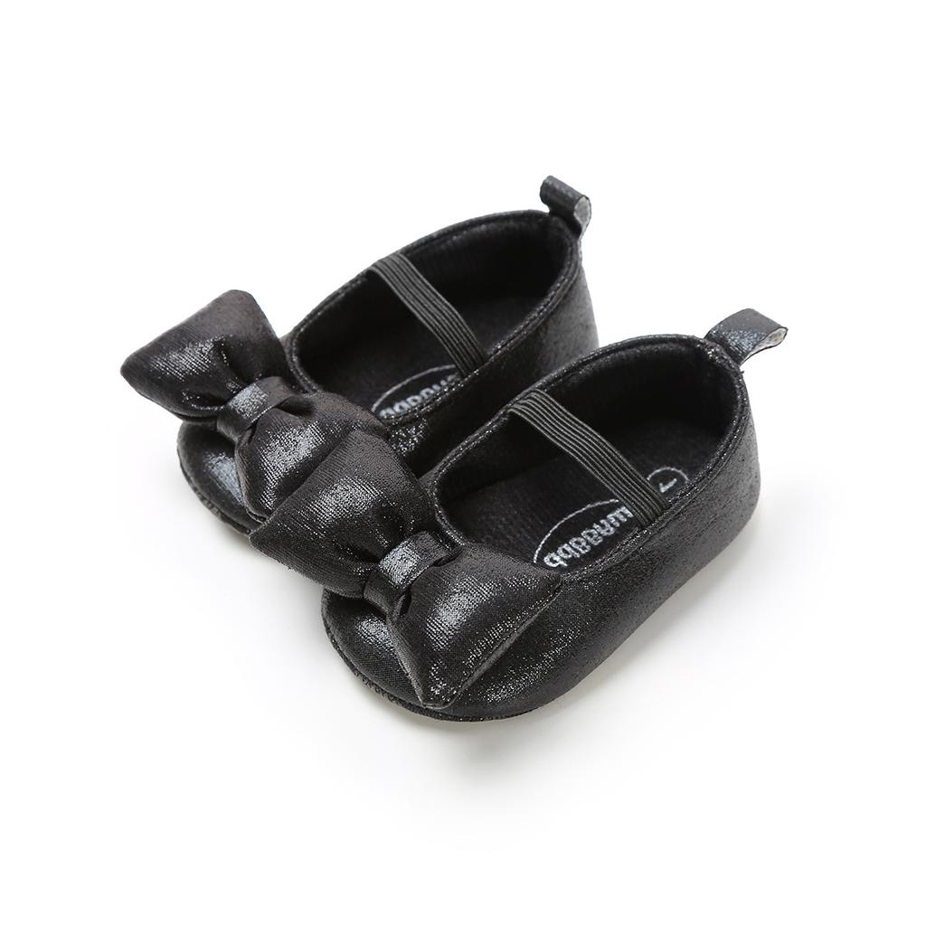 MYGGPP/От 0 до 1 года, детская обувь принцессы с большой бабочкой, обувь с мягкой подошвой, обувь из искусственной кожи, обувь для малышей с мягкой подошвой