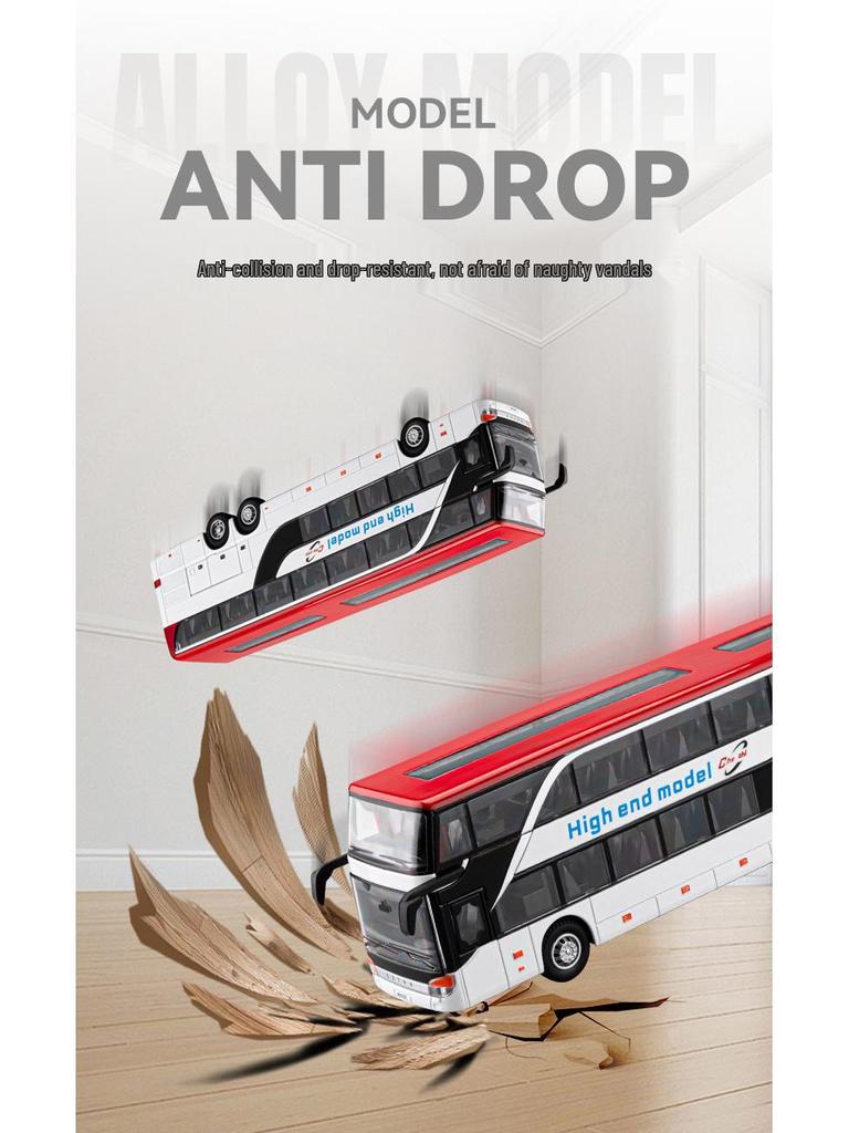 Czh233 Double-Decker City Tour Bus Model with Sound and Light.