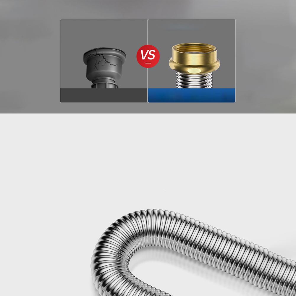 40/60 см Нержавеющая сталь Ванная комната Кухня Раковина Сифон Слив Отходов Гибкая Труба Шланг Дом Выдвижная Дренажная Труба