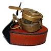 Vintage Design Military Compass Used Authentic Army Brass with Lather Box