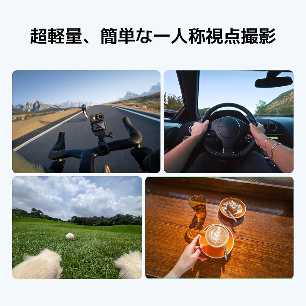 DJI Osmo Nano Standard Combo (128GB) Wearable Camera, Compact 4K/60fps Vlogging Camera with 1/1.3" Sensor, 143° Wide-Angle FOV, 200 Minutes of Recordi