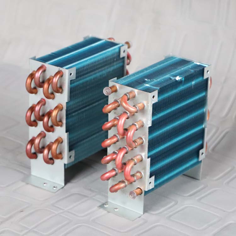 Мини-конденсатор CP4x6x120, медно-трубчатый оребренный радиатор с воздушным охлаждением, испаритель с одним вентилятором 120